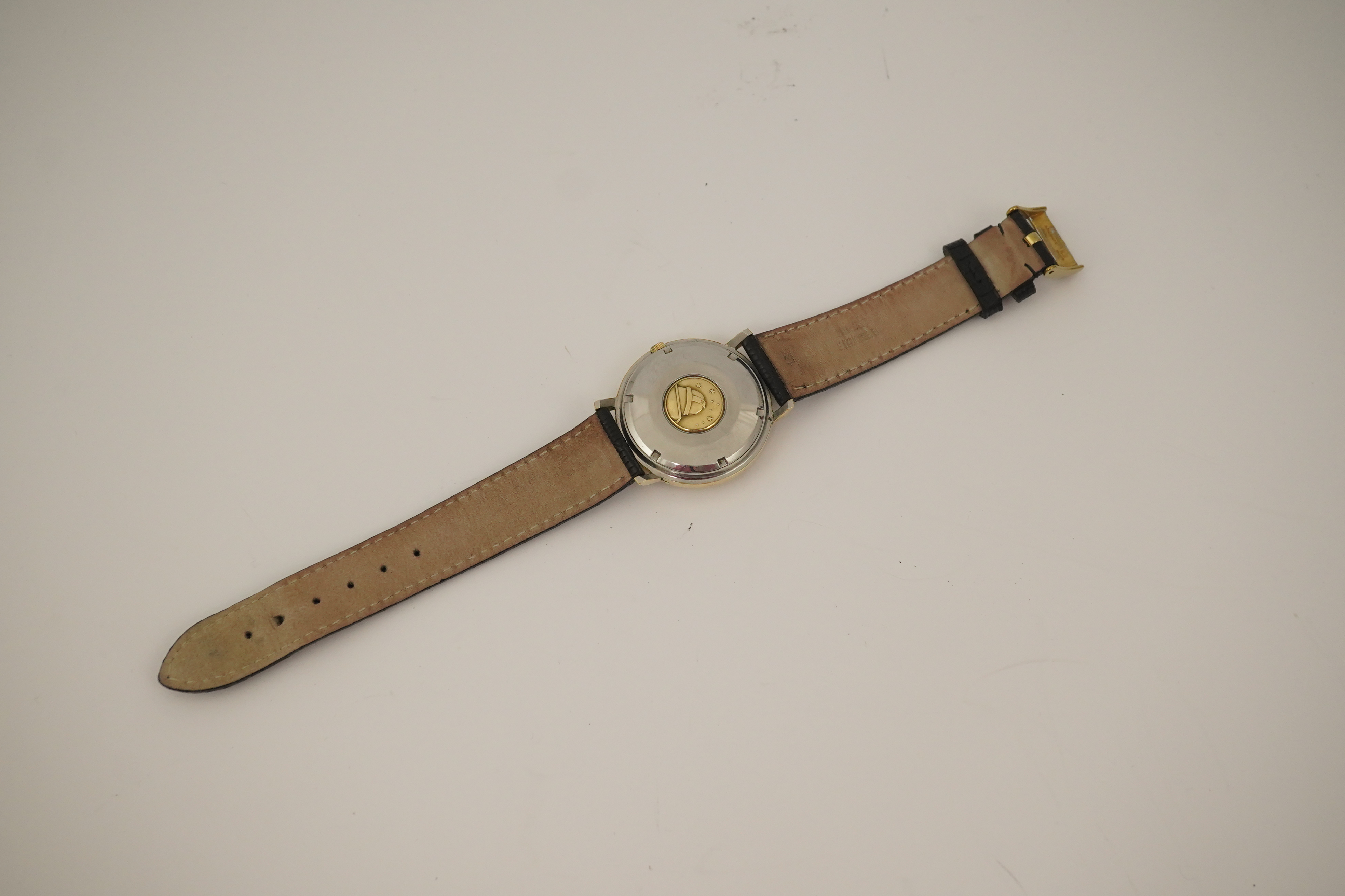 A gentleman's 1960's steel and gold plated Omega Constellation Chronometer automatic wrist watch